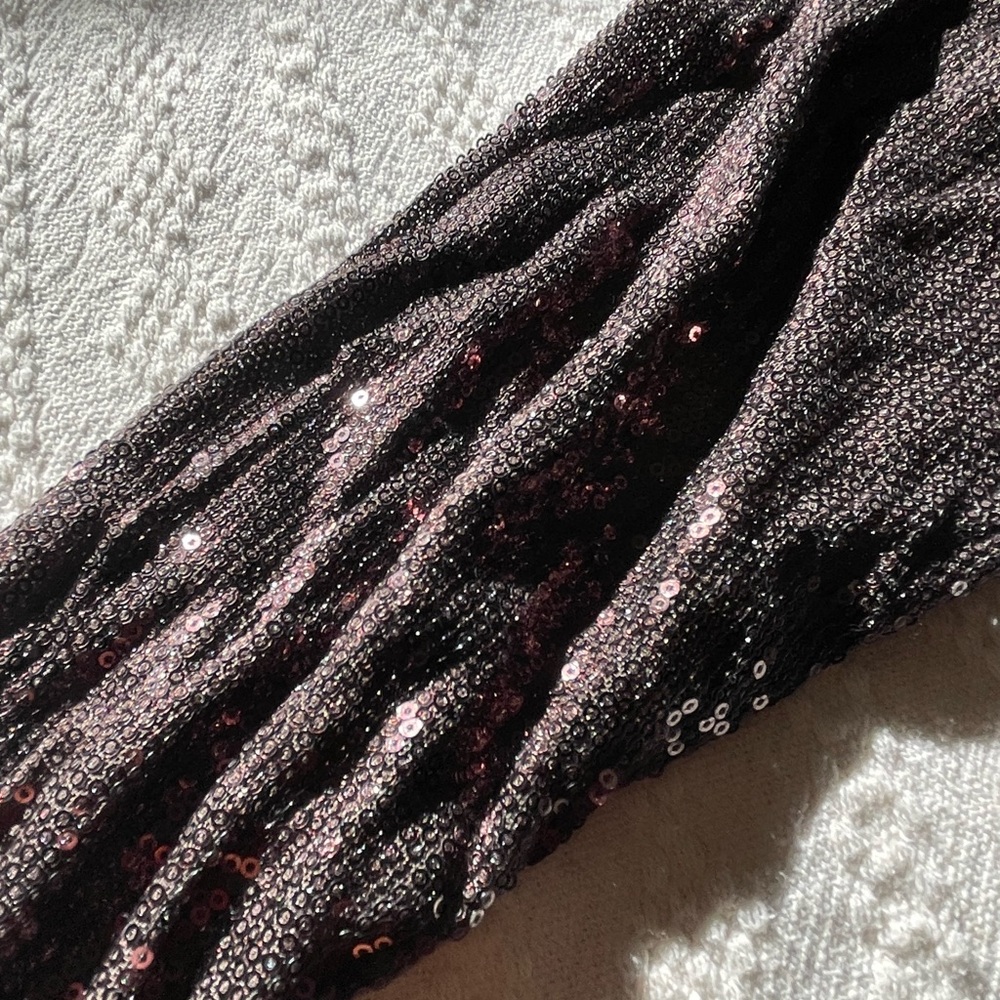 CUSTO BARCELONA Brown and Purple Sequin Leggings - Picture 4 of 4